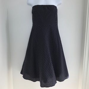 NWT J. Crew Cotton Seersucker Strapless Dress